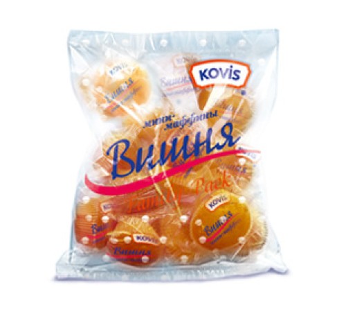 Мини-маффины"Ковис" 470г*6 Вишня