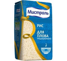 Рис круглый"Мистраль"  900г*12 Для плова