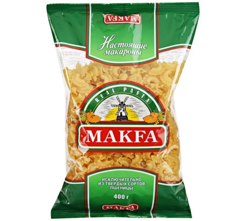 Макаронные изд."Макфа"группы А 400г*20 Пет.Гребешки