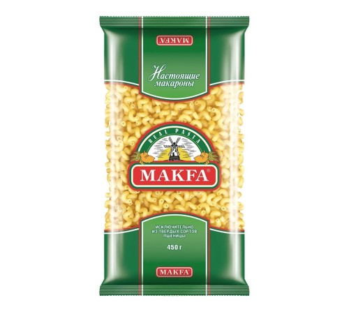 Макаронные изд."Макфа"группы А 400г*20 Рожки