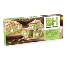 Пирог Baker House Немецкий KUCHEN  350г*8 Фисташка