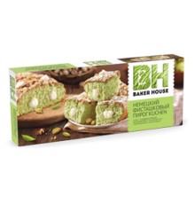 Пирог Baker House Немецкий KUCHEN  350г*8 Фисташка