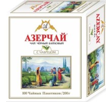 Азерчай  100 пак*2г*(6) Черный с чабрецом