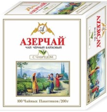 Азерчай  100 пак*2г*(6) Черный с чабрецом