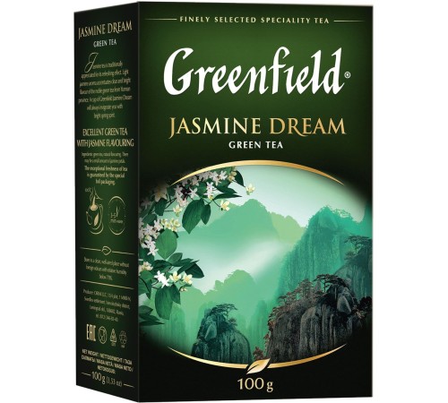 Гринфилд чай 100г*14 Жасмин Дрим зеленый/жасмин