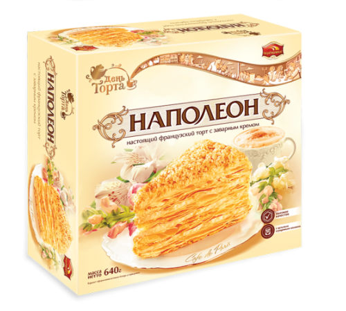 Торт"Черемушки"Наполеон  640г*6