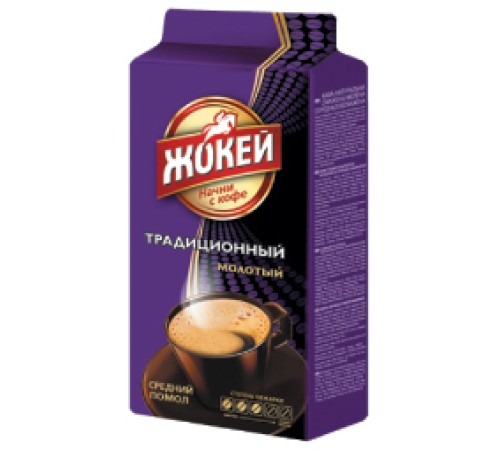 Жокей Традиционный - кофе молотый м/у  250г*12