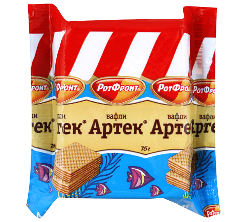 Вафли"РотФронт"Артек  75г*52