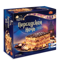 Торт"Черемушки"Персидская ночь 660г*6