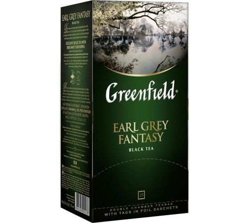 Гринфилд чай 25пак*2г*(10) Эрл Грей черный/бергамот
