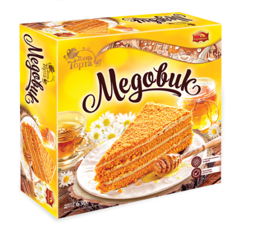 Торт"Черемушки"Медовик 630г*6