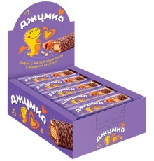 Батончики ДЖУМКА ваф.с мягк.карам.и воздуш.кукурузой 37г*15шт*(4бл)