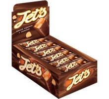 Батончики JET S с печеньем и мягк.карамелью 42г*18шт*(8бл)