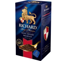 Ричард чай 25пак.*12 Royal English Breakfast Английский Завтрак
