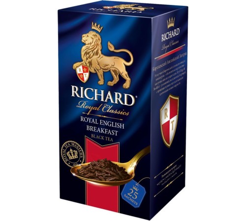 Ричард чай 25пак.*12 Royal English Breakfast Английский Завтрак