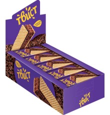 Батончики ТВИСТ вафли 22,5г*20шт*(7бл)