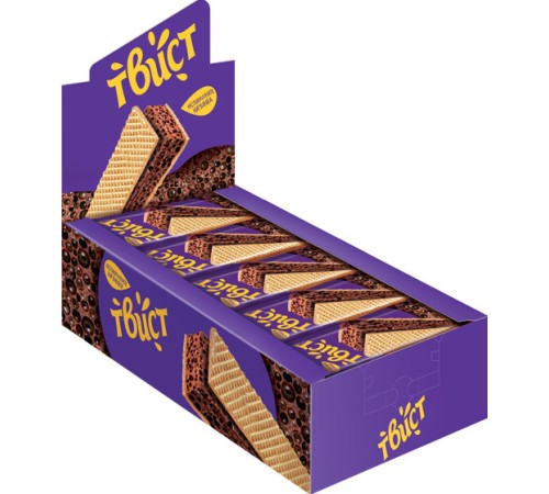 Батончики ТВИСТ вафли 22,5г*20шт*(7бл)