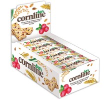 Батончики CORNLINE зерновые 30г*18*(8бл) Клюква