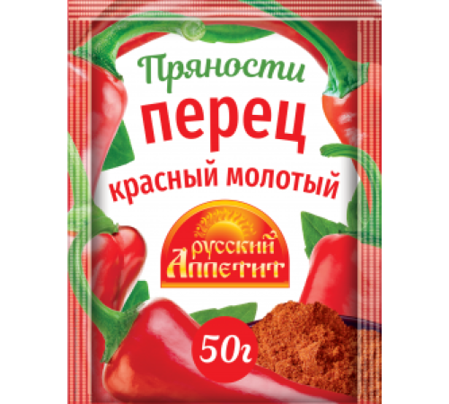 Перец красный молотый "Русский Аппетит" 50гр*25*3бл