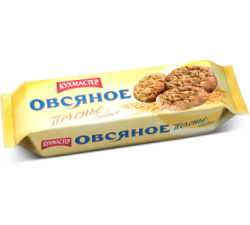 Печенье Кухмастер 270г*12 Овсяное