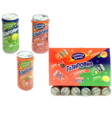 Сахарное драже Канди Клаб  4гр*30*(12бл) Газировка в баночках