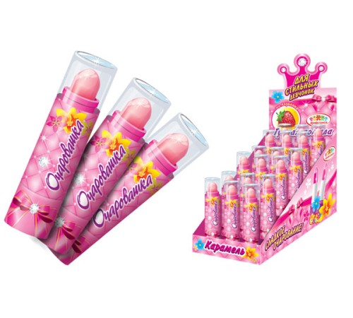 Карамель Канди Клаб  8гр*30*(12бл) Помада леденцовая