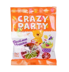 Мармелад жевательный фигурный"Азов"70гр*12 Веселые мишки