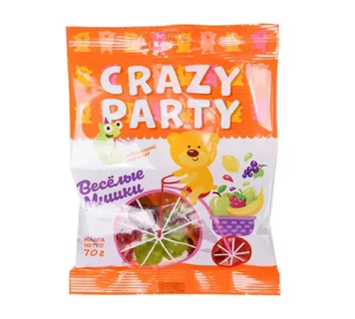 Мармелад жевательный фигурный"Азов"70гр*12 Веселые мишки