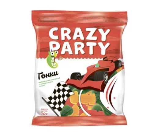 Мармелад жевательный фигурный"Азов"70гр*12 Гонки