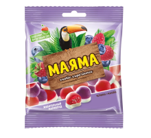 Жевательный мармелад"Маяма"Яшкино 70г*50 Малина и черника со сливками