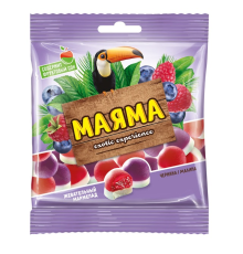 Жевательный мармелад"Маяма"Яшкино 70г*50 Малина и черника со сливками