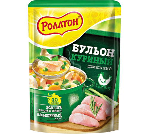 Бульон"Роллтон" куриный  90г*24