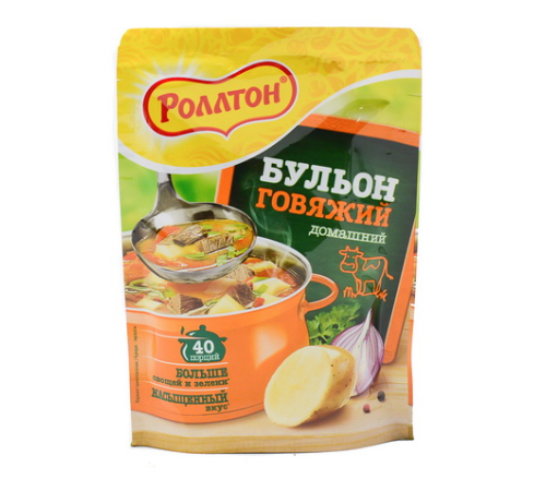 Бульон"Роллтон" говяжий  90г*24