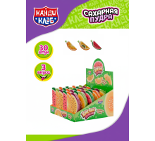 Сахарная пудра Канди Клаб 10гр*30шт*(12бл) Кислые дольки Новинка! 