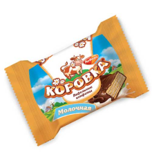 Коровка конфеты РФ молочный вкус (вафельные) 250г*6