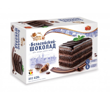 Торт "Черемушки"Бельгийский шоколад 420г*6