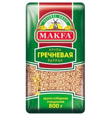 Гречка ядрица быстроразвариваемая "Макфа" 800гр*6