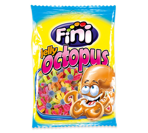 Мармелад жевательный FINI 90г*12 Осьминоги в сахаре