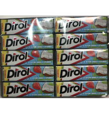 Дирол жевательная резинка 13,6гх30*(24бл) Клубника Кокос