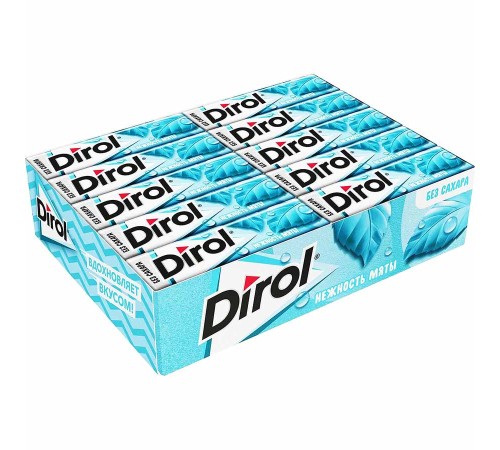 Дирол жевательная резинка 13,6гх30*(24бл) Нежность мяты