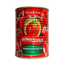 Томатная паста "Помидорка" ж/б ключ 770г*6