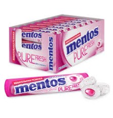 Ментос Pure Fresh жев/резинка 15,5гр*24*(12бл) Тутти-фрутти