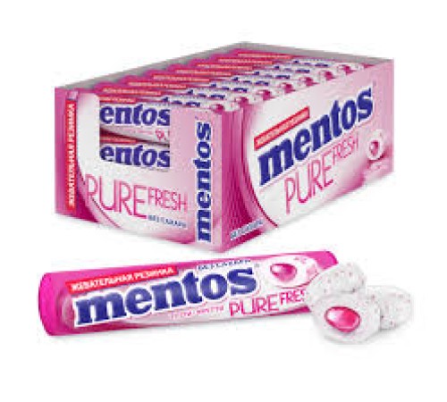 Ментос Pure Fresh жев/резинка 15,5гр*24*(12бл) Тутти-фрутти