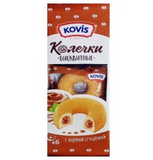 Сдобные Колечки "Ковис" 240гр*6  Варёная сгущёнка