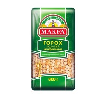 Горох колотый шлифованный "Макфа" 800гр*6
