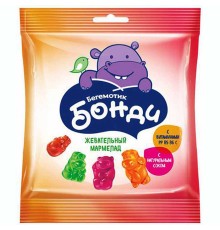 Жевательный мармелад"Бегемотик Бонди"Яшкино 30гр*90 С Витаминами