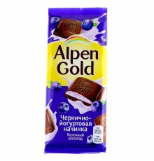 Альпен Гольд  80гх21шт Черника/Йогурт