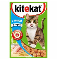 КИТЕКАТ пауч 85г*28 Рыба/соус