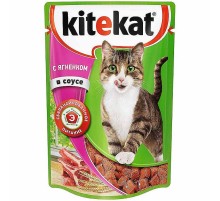 КИТЕКАТ пауч 85г*28 Ягненок  в соусе