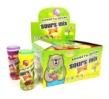 Жевательная конфета -драже SOUR MIX 12гр*20шт*(24бл) ZVN